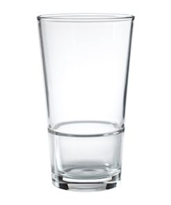 Bierglas Vaasje Blanco 25cl – stapelbare glazen zonder opdruk, per doos van 12 stuks voor professioneel gebruik.