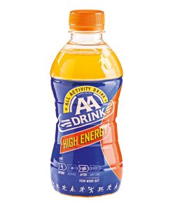 AA Drink High Energy Orange 33cl Flesjes – Doos 24 stuks sportdrank met sinaasappel