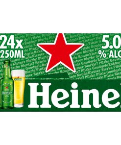 Heineken Mono flesjes 25cl in partypack 24 stuks