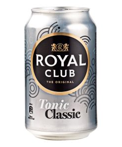 Royal Club Tonic Blikjes 33cl – Tray 24 stuks fris-bittere mixer