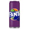 Fanta Cassis 33cl Sleek – tray met 24 blikjes zwartebessenfrisdrank