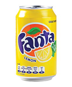 Fanta Lemon Blikjes 33cl Tray 24 Stuks (Deens)