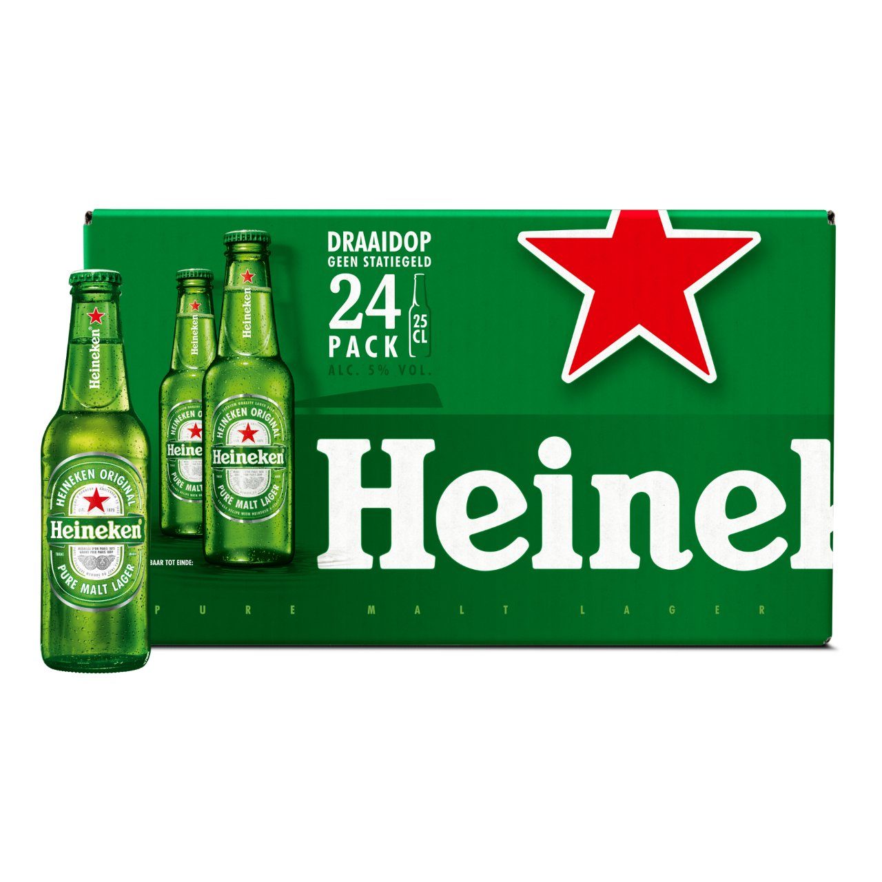 Heineken Bier Twist Off Mono 25cl Doos 24 Flesjes