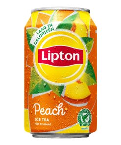 Lipton Ice Tea Peach Blikjes 33cl Tray 24 Stuks