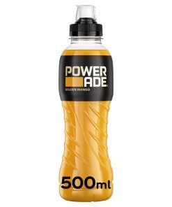 Powerade Golden Mango 50cl Tray 12 Stuks – isotone sportdrank
