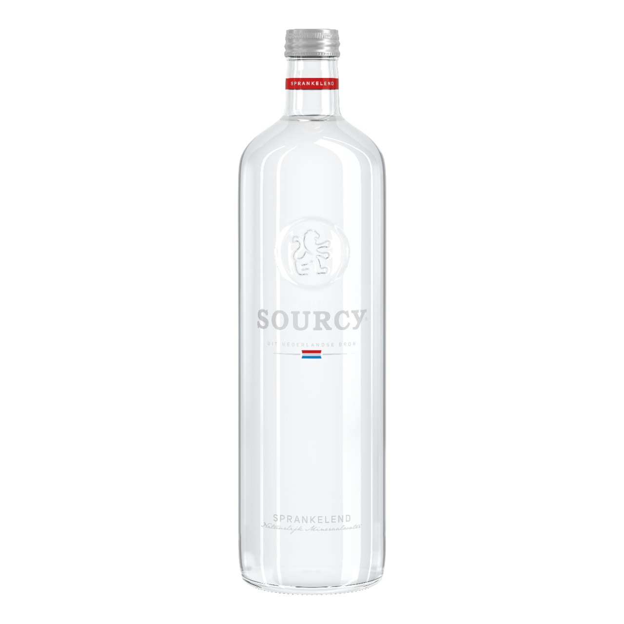 sourcy pure red bronwater 75cl glas doos 12 stuks kopen bruisend mineraalwater horeca
