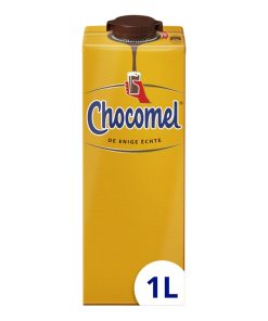 Chocomel Vol 1 Liter Pak Tray 12 Stuks – romige chocolademelk van volle melk en cacao