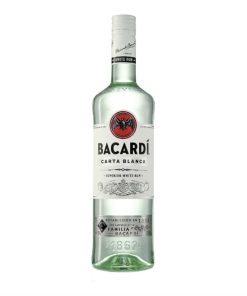 Bacardi Carta Blanca Rum 70cl – witte rum met frisse, zachte smaak