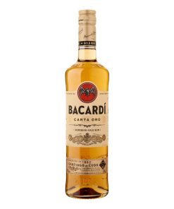Bacardi Carta Oro Rum 70cl – gouden rum met zachte, volle smaak