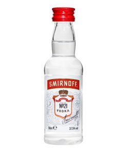 Smirnoff Vodka 5cl Mini Flesjes Pak 12 Stuks – goedkoopdrank.nl