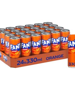 Fanta Orange Blikjes 33cl Tray 24 Stuks – frisdrank kopen online bij goedkoopdrank.nl