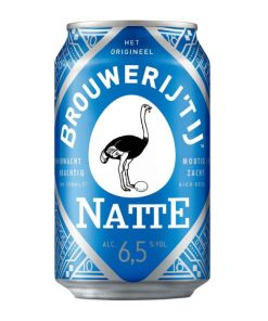 Brouwerij 'T IJ Natte Dubbel Bier Blikjes 33cl