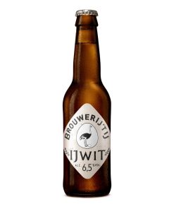 Brouwerij 't IJ IJwit Witbier 33cl Krat 24 Flesjes – biologisch witbier uit Amsterdam