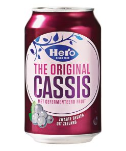 Hero Cassis Blikjes 33cl Tray 24 Stuks Nederlandse frisdrank