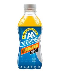 AA Drink Zero Hydration 33cl Flesjes – Doos 24 stuks suikervrije sportdrank