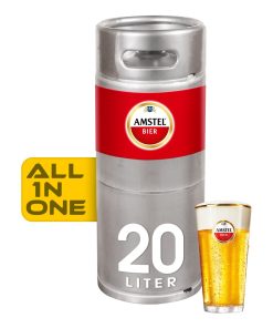 Amstel Biervat 20 Liter – fris, vol Nederlands pilsener met lichte bitterheid