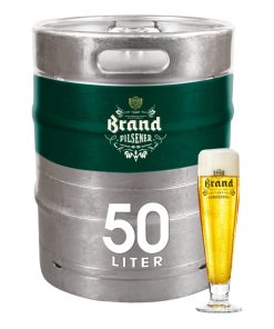 Brand Biervat 50 Liter Limburgs tapbier in RVS fust