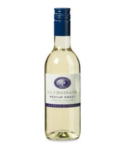 La Croisade Medium Zoete Witte Wijn 25cl – Franse halfzoete witte wijn in handige kleine flesjes voor horeca en events.