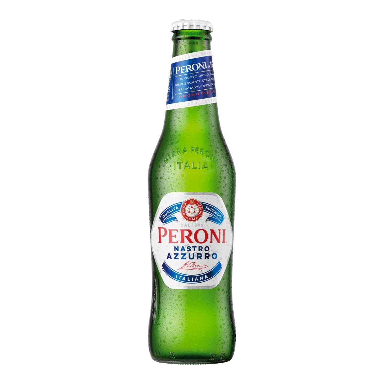 Peroni Nastro Azzurro Bier 33cl krat 24 Stuks