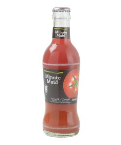 Minute Maid Tomatensap 20cl Flesjes Krat 24 Stuks – volle en natuurlijke tomatensap voor horeca