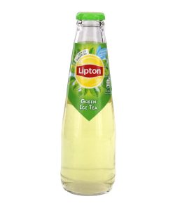 Lipton Ice Tea Green 20cl glazen flesjes – Krat 28 stuks zonder prik