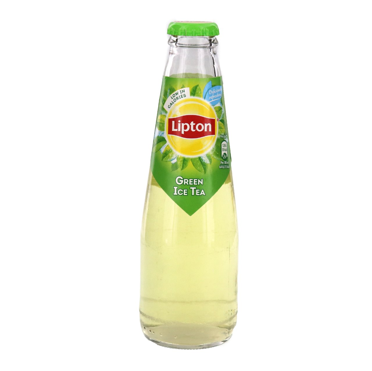 Lipton Ice Tea Green 20cl glazen flesjes – Krat 28 stuks zonder prik