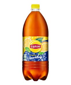 Lipton Ice Tea Sparkling 1,1 Liter Petflessen – Krat 12 stuks bruisende ijsthee