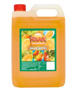 Raak Sinaasappel Limonadesiroop 5 Liter – grote jerrycan voor horeca