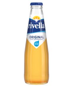 Rivella Blauw 20cl Krat 24 Stuks – lichte frisdrank in glazen flesjes