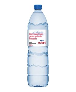 Evian Mineraalwater 1,5L kopen? Plat mineraalwater uit de Franse Alpen.