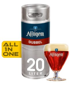 Affligem Dubbel Biervat 20L – Rijk abdijbier in tapklaar vat