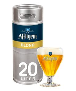 Affligem Blond Biervat 20 Liter – Met Sankey bajonet aansluiting