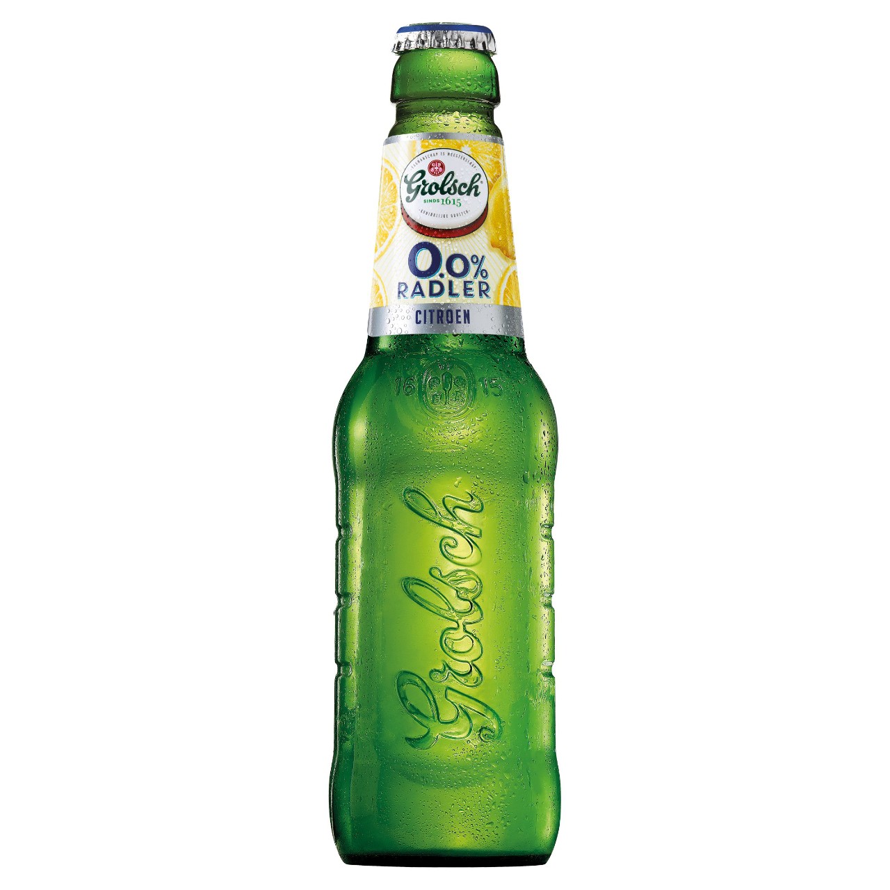 grolsch radler 0.0 30cl flesjes krat 24 stuks alcoholvrij bier met citroen