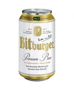 Bitburger Bier Tray 24 Blikjes 50cl – Duits pils in groot blikformaat