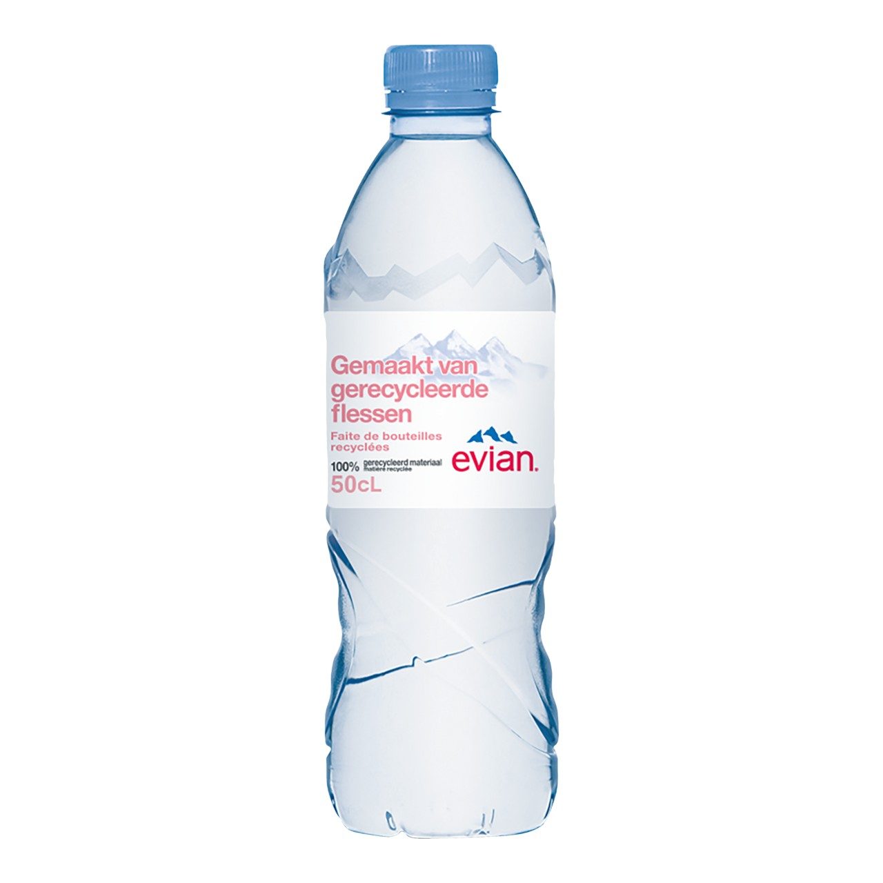 Evian Mineraalwater Flesjes 50cl – tray met 24 stuks natuurlijk Alpenwater