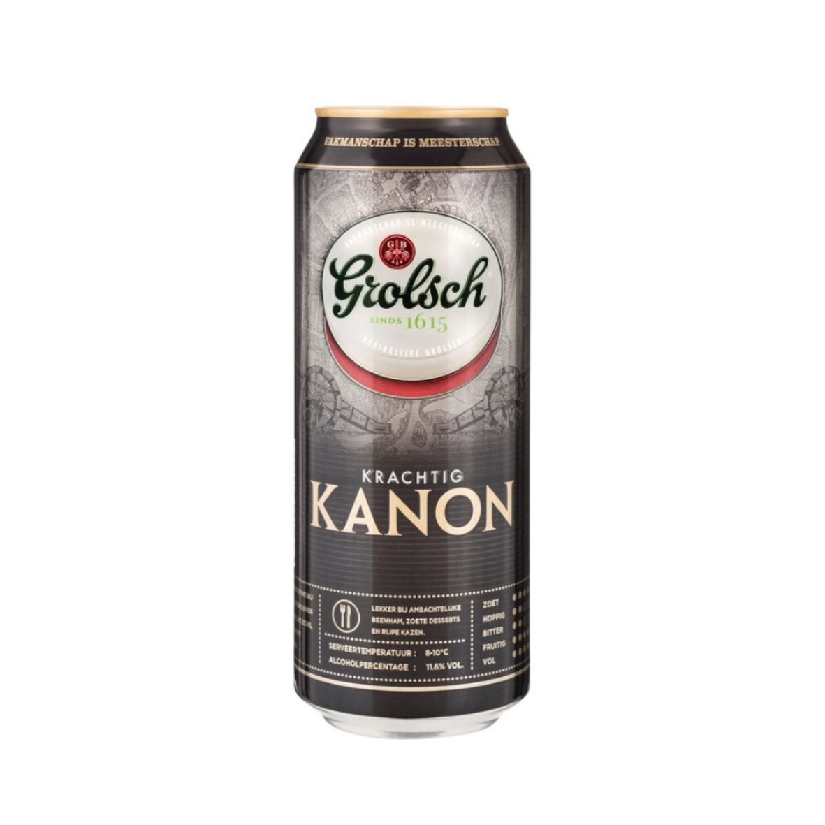 Grolsch Kanon 50cl Bier Blikjes Tray 12 Stuks – Extra sterk speciaalbier