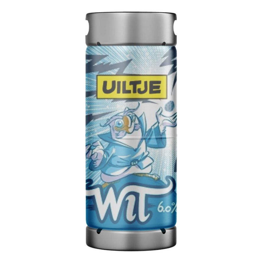 Uiltje Witbier biervat 20L – fris witbier uit Haarlem