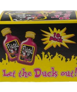 Flügel PET 2cl – doos met 240 plastic shotflesjes voor evenementen