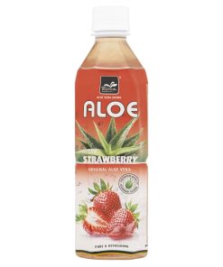 aloe vera drink aardbei 50cl doos 20 stuks verfrissende tropische drank