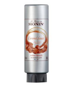 Monin Caramel Toppingsaus 50cl – karamelsaus in knijpfles voor koffie en gebak
