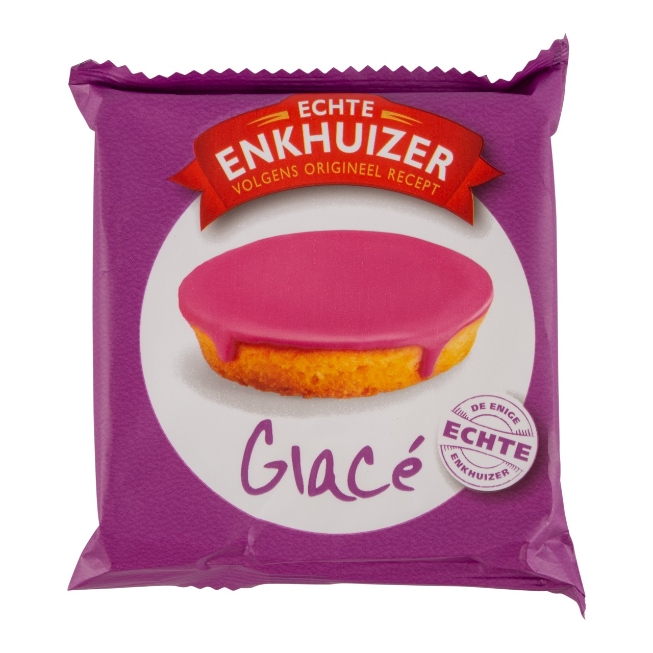 Glacé Roze Koeken Doos 18 stuks 55 gram Echte Enkhuizer