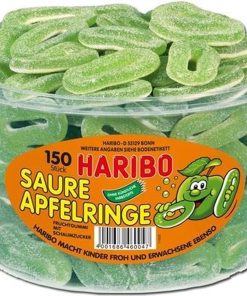 Haribo Appelringen Silo 150 Stuks – frisse snoepjes met appelsmaak