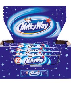 Milky Way Chocoladerepen 43g – doos met 28 zachte snacks