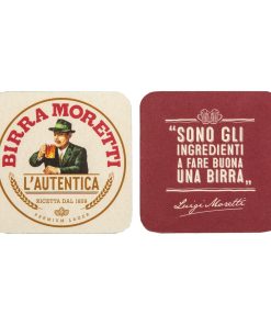 Birra Moretti Bierviltjes Pak 4x Rol 100 stuks