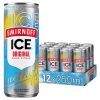 Smirnoff Ice Blikjes 25cl – tray met 12 verfrissende vodka mixdrankjes