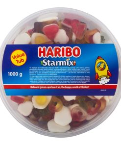 Haribo Starmix Snoepjes Silo Emmer 100 Stuks – mix van gummiberen, cola-flesjes en fruitringen