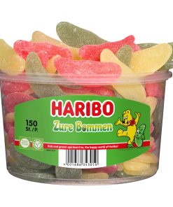 Haribo Zure Bommen Silo Emmer 150 Stuks – friszuur snoep