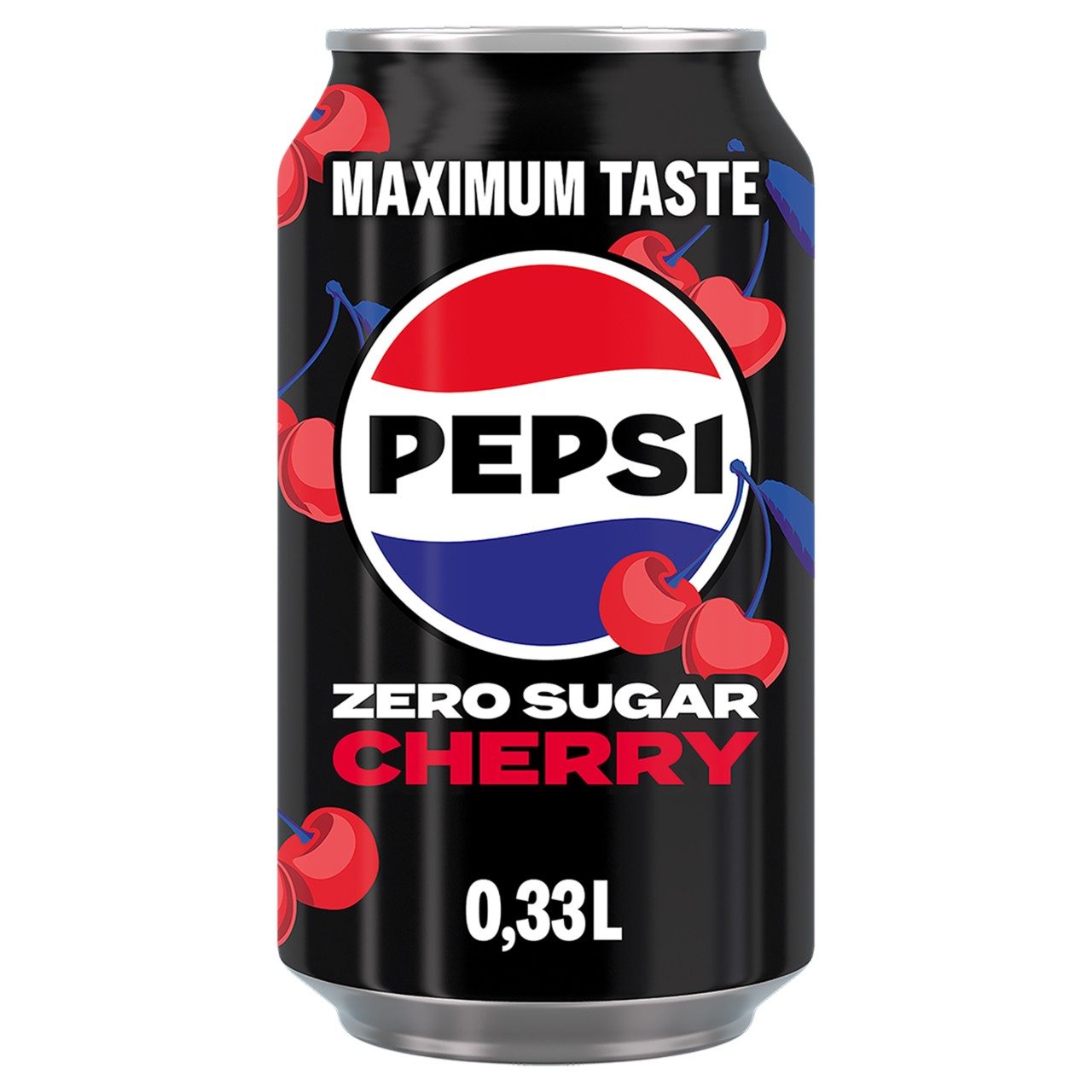 pepsi cola max cherry 33cl tray 24 blikjes kopen suikervrije frisdrank met kers