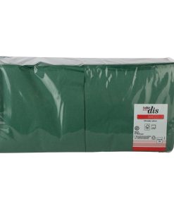 Servetten 2-Laags Groen 33x33cm – Pak 125 Stuks Horecakwaliteit