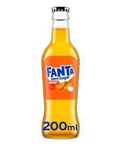Fanta Oranje Zero Flesjes 20cl Krat